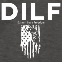 DILF SHIRT (DAMN I LOVE FREEDOM) DAD SHIRT Vector Backpack