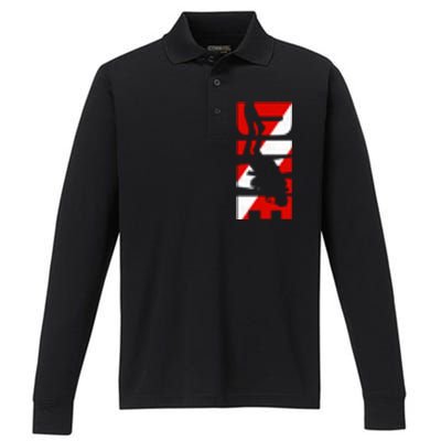 Dive Scuba Diving Gift Scuba Diving Gift Performance Long Sleeve Polo