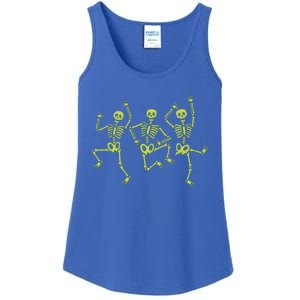 Dancing Skeletons Dance Challenge Halloween Gift Ladies Essential Tank