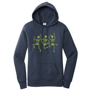 Dancing Skeletons Dance Challenge Halloween Gift Women's Pullover Hoodie