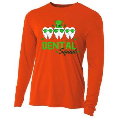 Dental Squad Dentist Assistant Dentist St Patricks Day Gift Cooling Performance Long Sleeve Crew