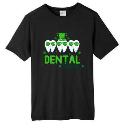 Dental Squad Dentist Assistant Dentist St Patricks Day Gift Tall Fusion ChromaSoft Performance T-Shirt