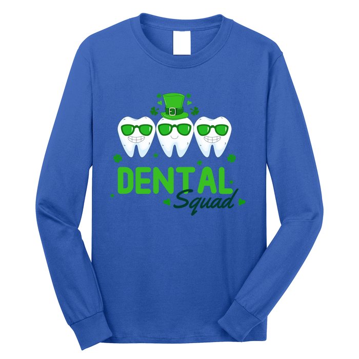 Dental Squad Dentist Assistant Dentist St Patricks Day Gift Long Sleeve Shirt