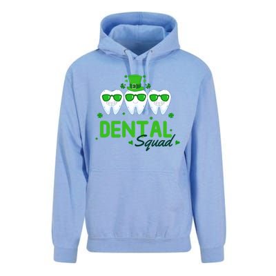 Dental Squad Dentist Assistant Dentist St Patricks Day Gift Unisex Surf Hoodie