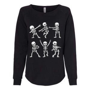 Dancing Skeletons Dance Challenge Halloween Womens California Wash Sweatshirt