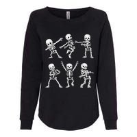 Dancing Skeletons Dance Challenge Halloween Womens California Wash Sweatshirt