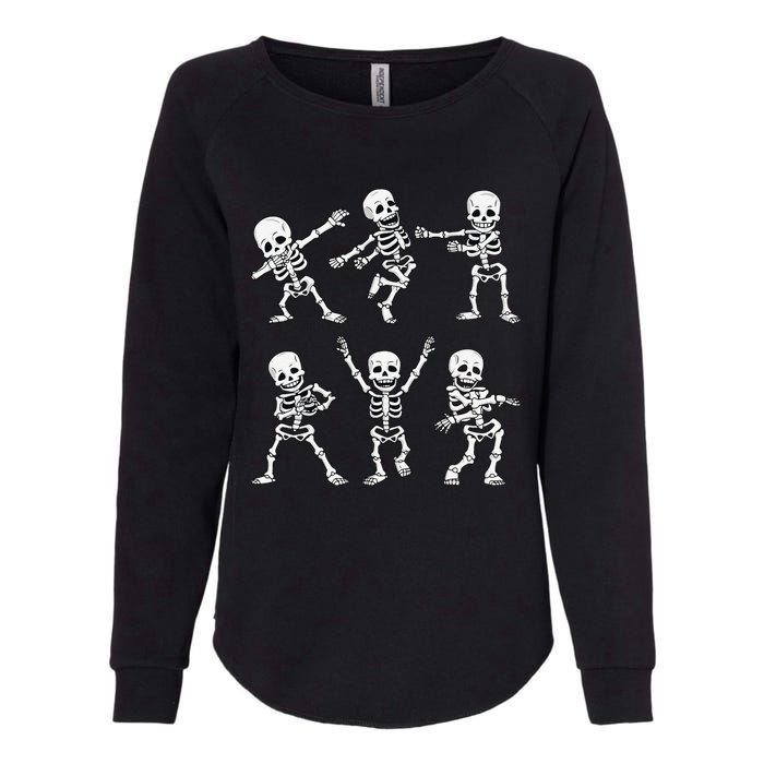 Dancing Skeletons Dance Challenge Halloween Womens California Wash Sweatshirt