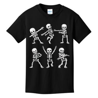 Dancing Skeletons Dance Challenge Halloween Kids T-Shirt