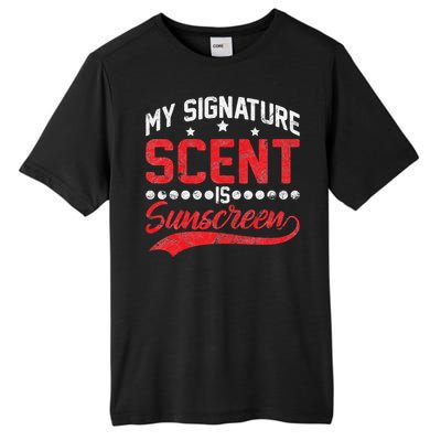 Dermatologist Skin Doctor My Signature Scent Is Sunscreen Tall Fusion ChromaSoft Performance T-Shirt