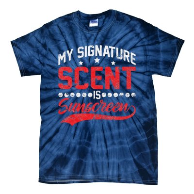 Dermatologist Skin Doctor My Signature Scent Is Sunscreen Tie-Dye T-Shirt