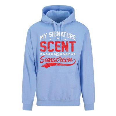 Dermatologist Skin Doctor My Signature Scent Is Sunscreen Unisex Surf Hoodie