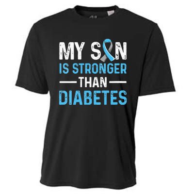 Diabetic Support Design for a Dad or Mom of a T1D Son Cooling Performance Crew T-Shirt