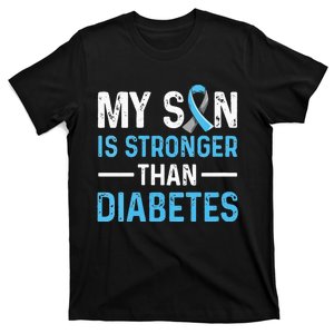 Diabetic Support Design for a Dad or Mom of a T1D Son T-Shirt