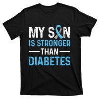 Diabetic Support Design for a Dad or Mom of a T1D Son T-Shirt