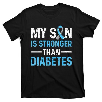 Diabetic Support Design for a Dad or Mom of a T1D Son T-Shirt