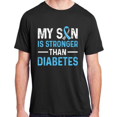 Diabetic Support Design for a Dad or Mom of a T1D Son Adult ChromaSoft Performance T-Shirt