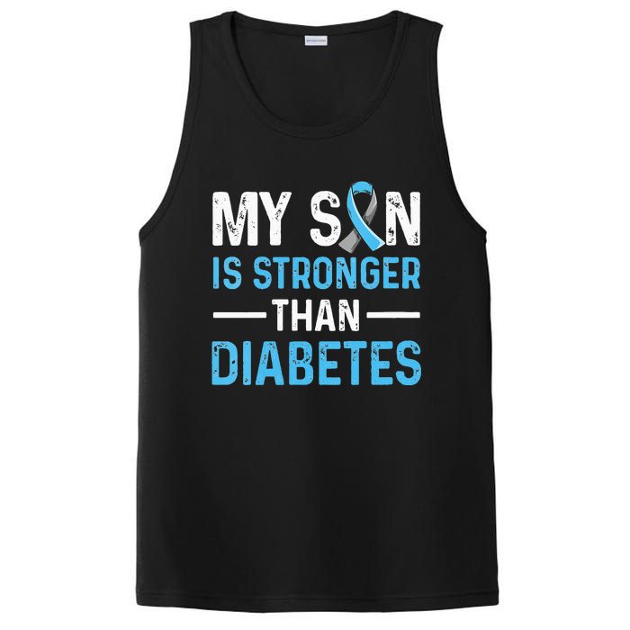 Diabetic Support Design for a Dad or Mom of a T1D Son PosiCharge Competitor Tank