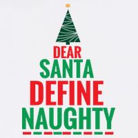 Dear Santa Define Naughty Adult Drive Performance Visor