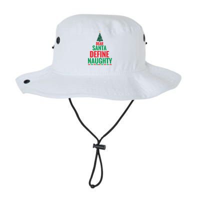 Dear Santa Define Naughty Bucket Hat