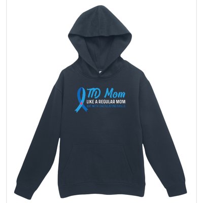 Diabetic Support Design for a T1D Diabetic Mom Urban Pullover Hoodie