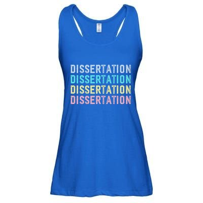 Dissertation Student Doctoral Ladies Essential Flowy Tank