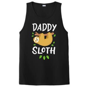 Daddy Sloth Dad Father Fathers Day Lazy Dad PosiCharge Competitor Tank