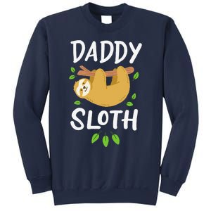 Daddy Sloth Dad Father Fathers Day Lazy Dad Sweatshirt