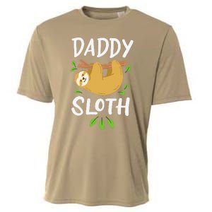 Daddy Sloth Dad Father Fathers Day Lazy Dad Cooling Performance Crew T-Shirt