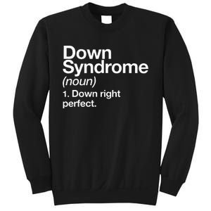 Down Syndrome Definition Awareness Month Sweatshirt