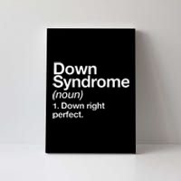 Down Syndrome Definition Awareness Month Canvas