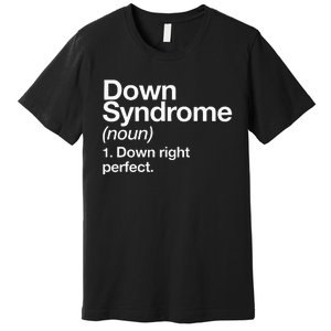 Down Syndrome Definition Awareness Month Premium T-Shirt