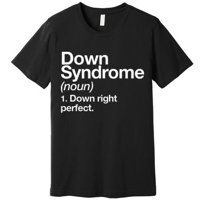 Down Syndrome Definition Awareness Month Premium T-Shirt