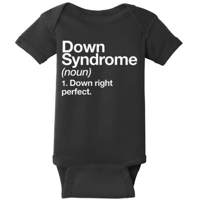 Down Syndrome Definition Awareness Month Baby Bodysuit
