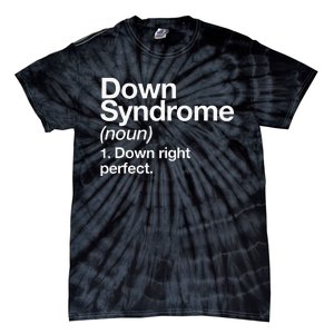 Down Syndrome Definition Awareness Month Tie-Dye T-Shirt