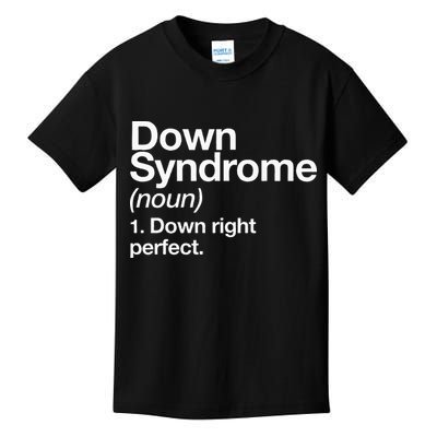 Down Syndrome Definition Awareness Month Kids T-Shirt