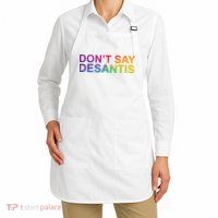 Dont Say Desantis Florida LGBTQ Rainbow Apron