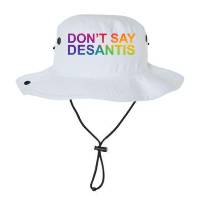 Dont Say Desantis Florida LGBTQ Rainbow Bucket Hat
