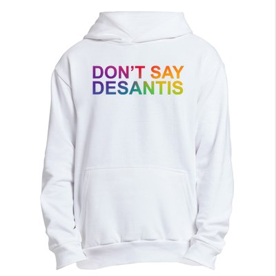 Dont Say Desantis Florida LGBTQ Rainbow Urban Pullover Hoodie