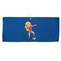 Dabbing Soccer Dab Dance Football Gifts Large Microfiber Waffle Golf Towel