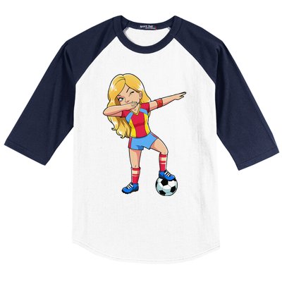 Dabbing Soccer Dab Dance Football Gifts Baseball Sleeve Shirt