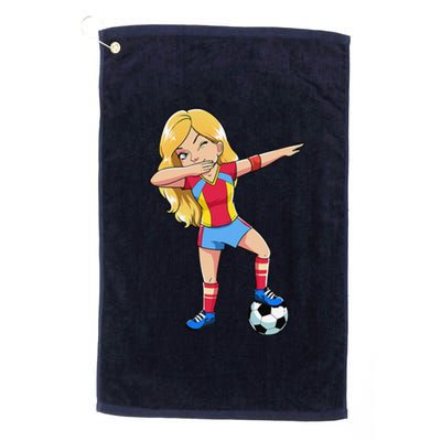 Dabbing Soccer Dab Dance Football Gifts Platinum Collection Golf Towel