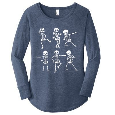 Dancing Skeletons Women's Perfect Tri Tunic Long Sleeve Shirt