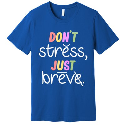 Don't Stress Dyslexia Awareness Disability Therapist Graphic Funny Gift Premium T-Shirt