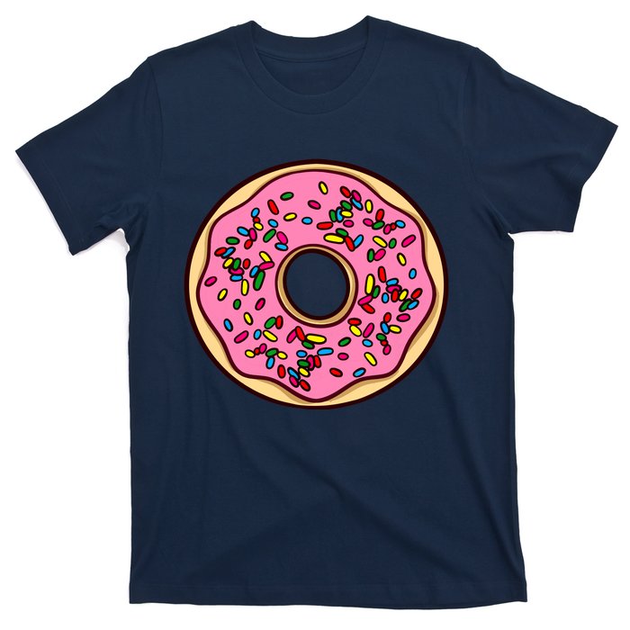 Donut Sprinkles Doughnut Fried Dough Sweet Snack Dessert T-Shirt