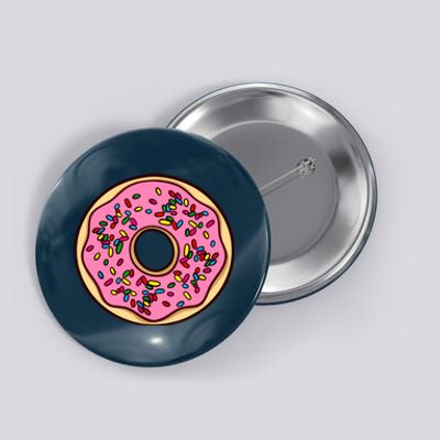 Donut Sprinkles Doughnut Fried Dough Sweet Snack Dessert Button