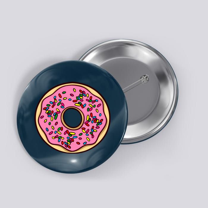 Donut Sprinkles Doughnut Fried Dough Sweet Snack Dessert Button