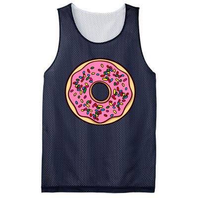 Donut Sprinkles Doughnut Fried Dough Sweet Snack Dessert Mesh Reversible Basketball Jersey Tank