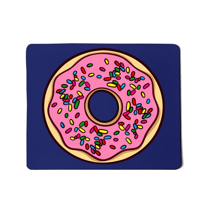 Donut Sprinkles Doughnut Fried Dough Sweet Snack Dessert Mousepad