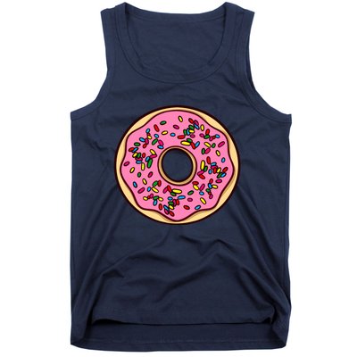 Donut Sprinkles Doughnut Fried Dough Sweet Snack Dessert Tank Top