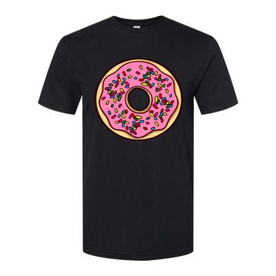 Donut Sprinkles Doughnut Fried Dough Sweet Snack Dessert Softstyle CVC T-Shirt